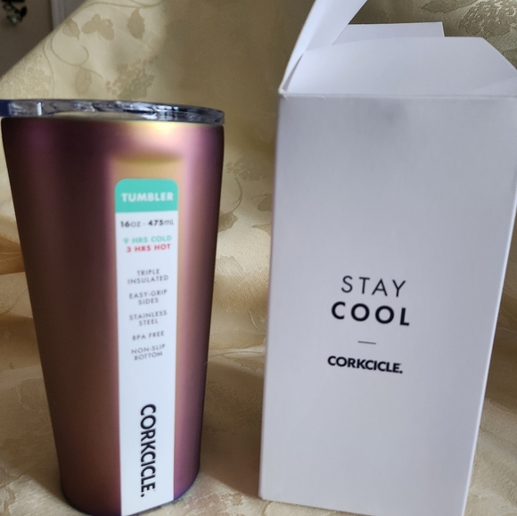 Corkcicle Classic Tumbler 16oz Pink Nebula NWT - Picture 2 of 6